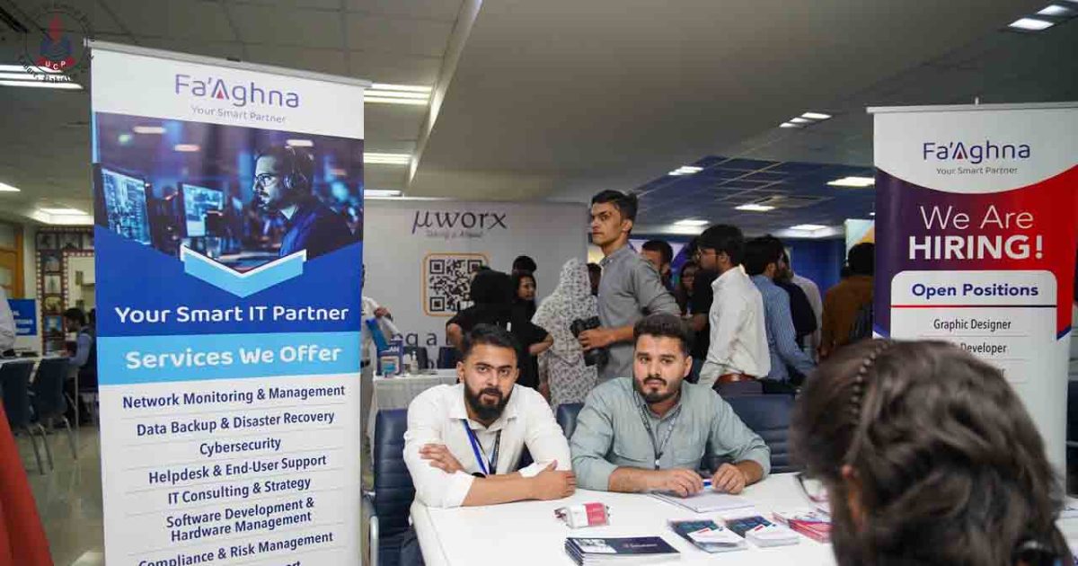 Career Fair held at University of Central Punjab