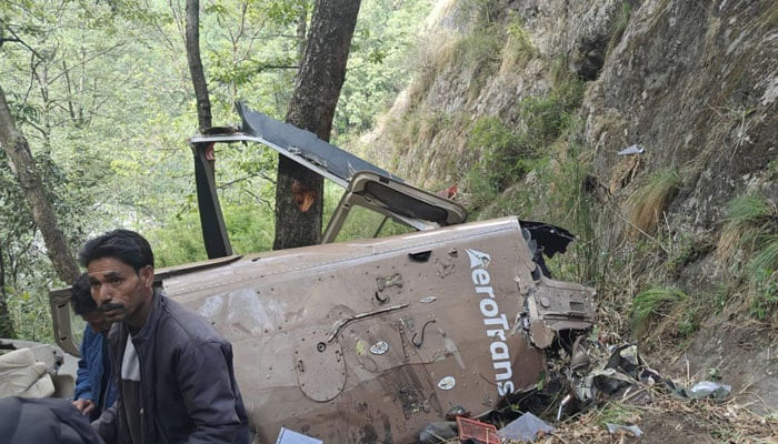 Helicopter crashes