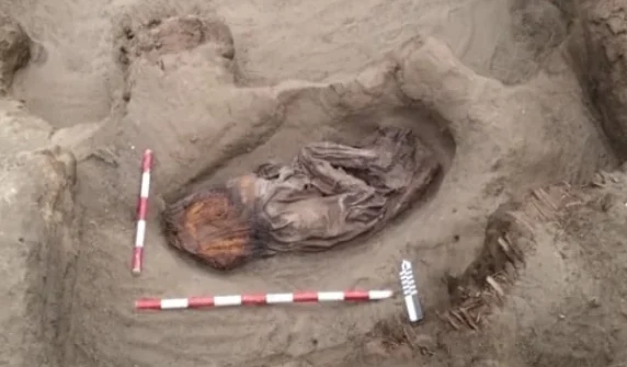 The body discovered after 5,000 years turned out to be that of a woman from the elite class.