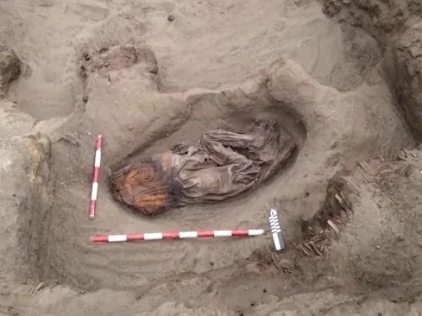The body discovered after 5,000 years turned out to be that of a woman from the elite class.