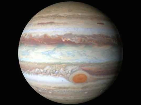 The planet Jupiter was once twice its current size