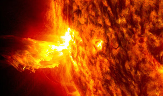 Explosions on the sun have intensified