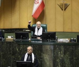 Members of the Iranian parliament