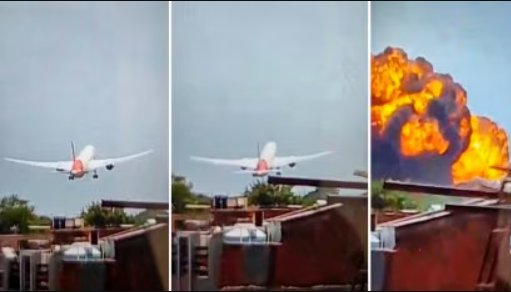 Passenger plane crashes near Ahmedabad airport