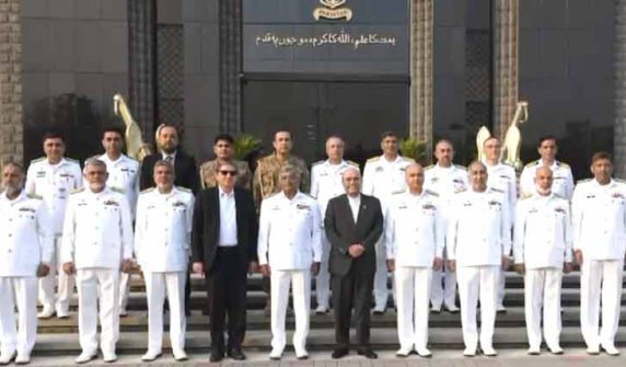 President visits Naval Headquarters