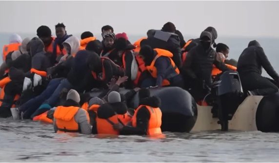 Record number of over 1,100 refugees arriving in Britain
