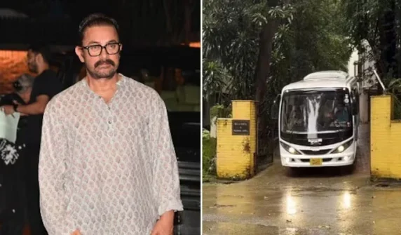 25 police officers enter actor Aamir Khan's house