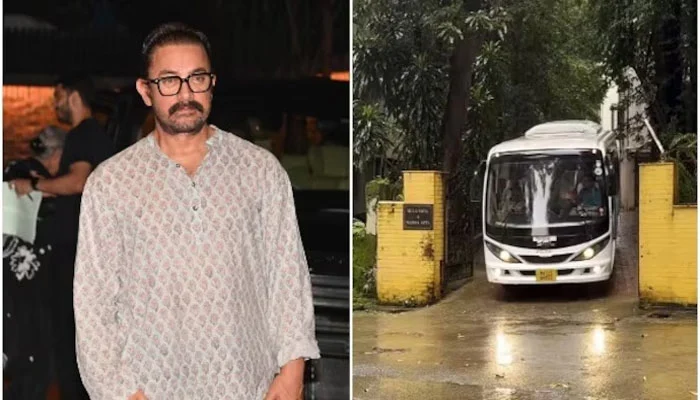 25 police officers enter actor Aamir Khan's house