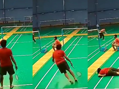 A 25-year-old man in India lost his life due to a heart attack while playing badminton.