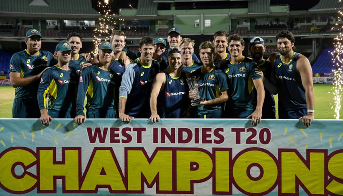 Australia clean sweeps West Indies in T20 series on home soil