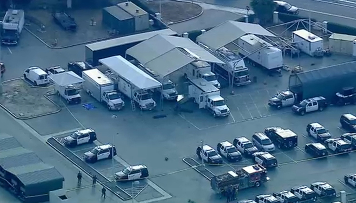 Explosion at police training center in California
