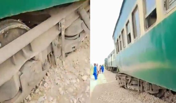 Explosion on railway track in Shikarpur