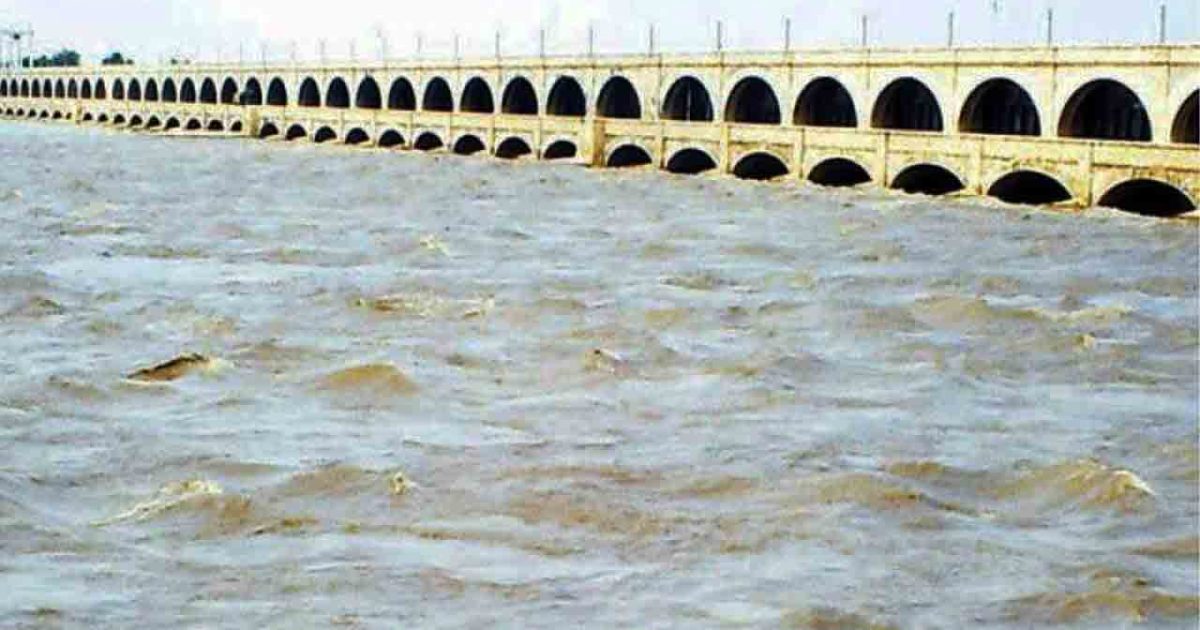 Guddu and Sukkur Barrages in the Indus River