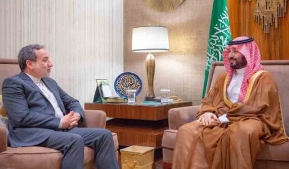 Iranian Foreign Minister meets Saudi Crown Prince