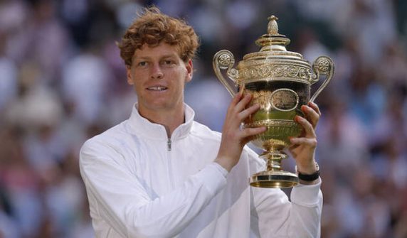 Italy's Yannick Sinner wins Wimbledon men's title