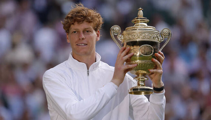 Italy's Yannick Sinner wins Wimbledon men's title