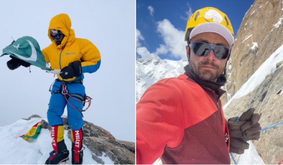 Pakistani mountaineer Shah Daulat summits