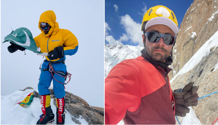 Pakistani mountaineer Shah Daulat summits
