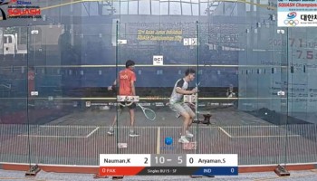 Pakistani players reach finals of Asian Junior Squash Championship
