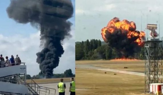 Plane crashes at London's Southend Airport
