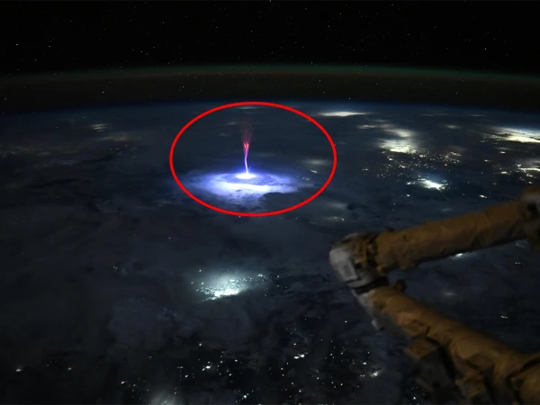 Rare phenomenon on Earth captured from space