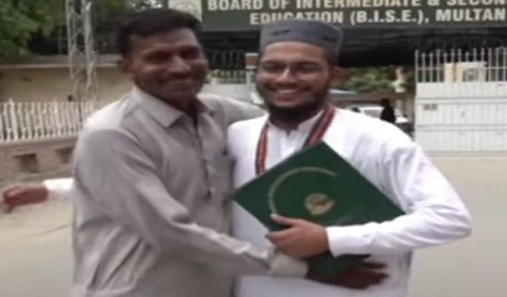 Rickshaw driver's son excels in Multan matriculation board exam