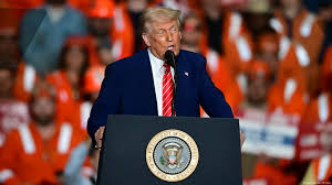 US President Trump announces trade deal with Pakistanb