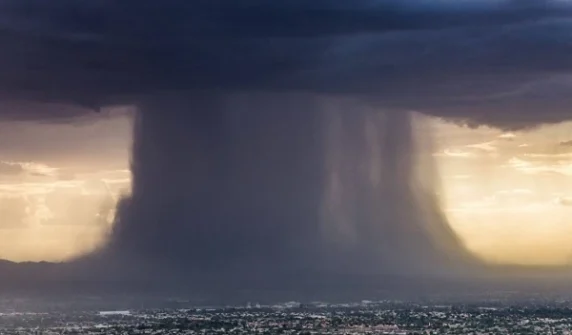 What is a cloudburst and why does it occur