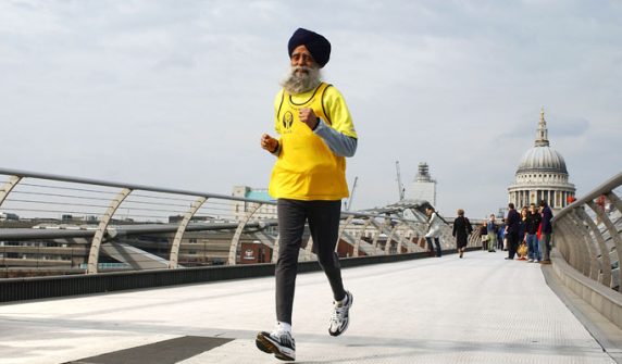 World's oldest marathon runner, Fauja Singh