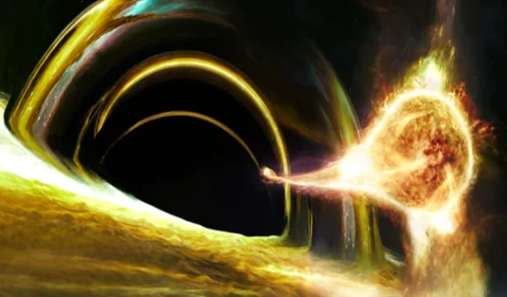 a star escaped the clutches of a black hole
