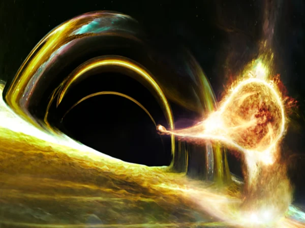 a star escaped the clutches of a black hole