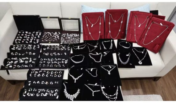 diamonds worth millions of dollars to its owner