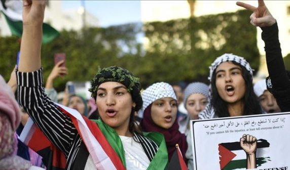 support of Gaza and against Israeli aggression