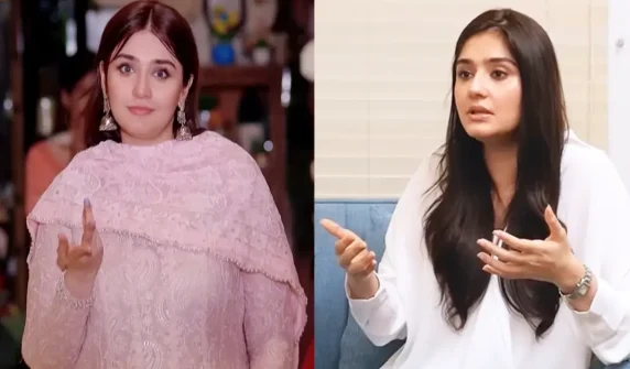 Actress Darfashan's sharp response to those criticizing her weight