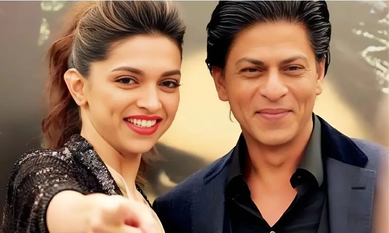 Bollywood superstars Shah Rukh Khan and Deepika Padukone