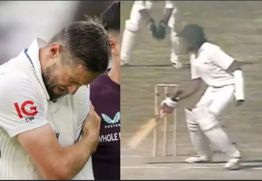 Chris Woakes brings back memories of Salim Malik by batting with an injured hand