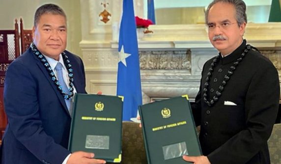Diplomatic relations established between Pakistan and the Federated States of Micronesia