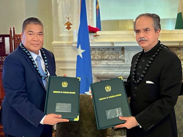 Diplomatic relations established between Pakistan and the Federated States of Micronesia