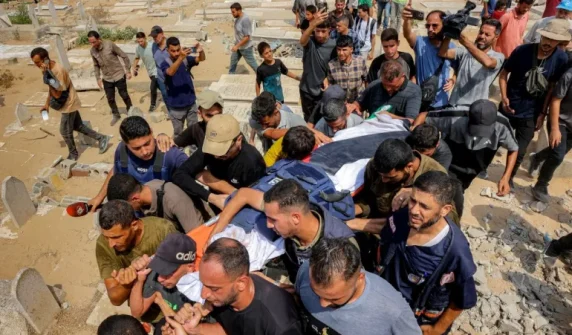 Five Al Jazeera journalists killed in Israeli attack in Gaza laid to rest