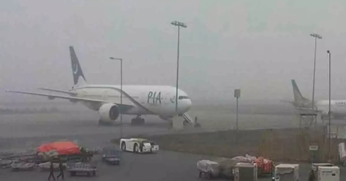 Flight operations affected due to bad weather