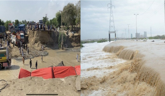 Heavy rain in Kachhi district, Quetta-Sibi highway closed