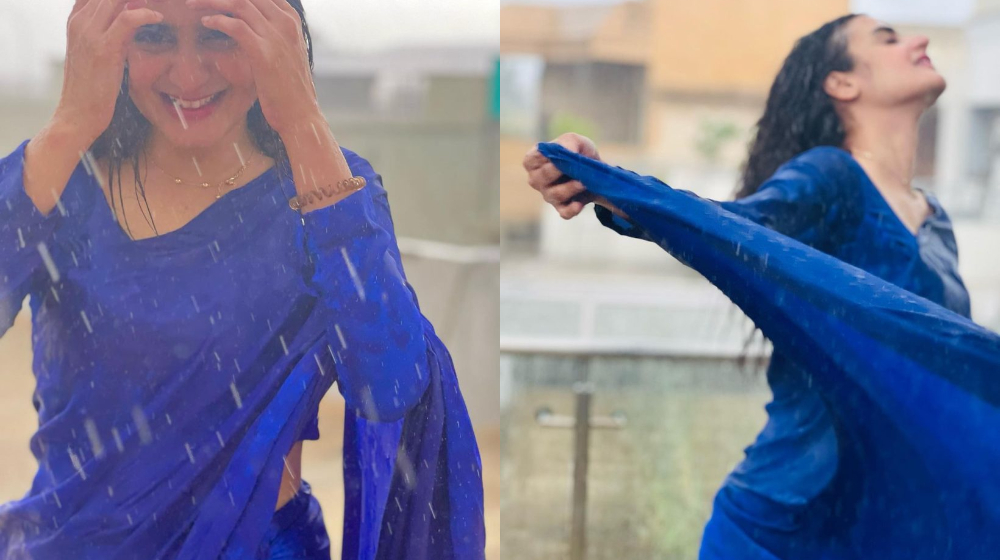 Hira Mani gets wet in the rain and becomes the target of criticism from fans