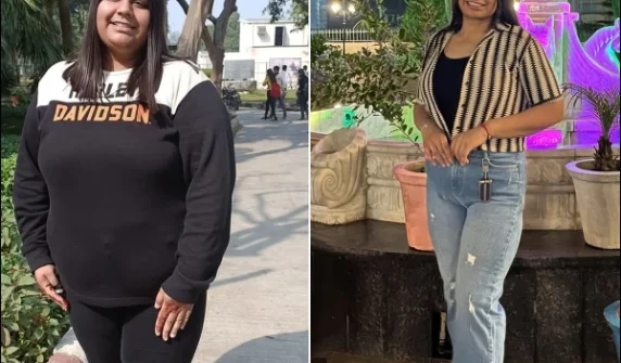 How did a social media influencer lose 67 kg in 2 years