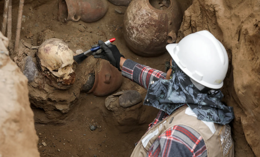 Human remains discovered during gas line excavation