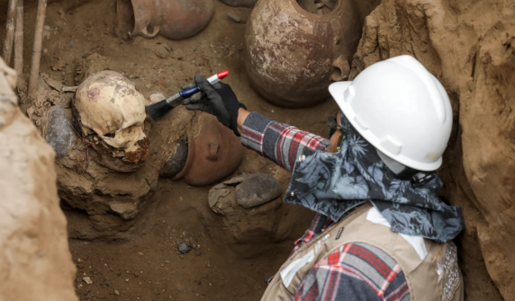 Human remains discovered during gas line excavation