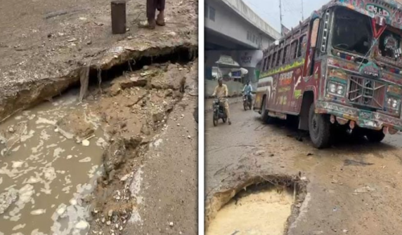 Incomplete development work in Karachi, citizens face difficulties after rain