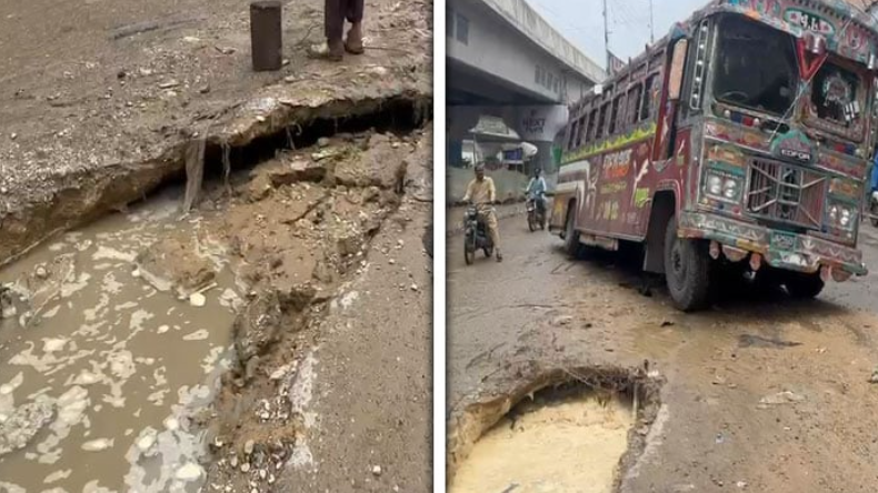 Incomplete development work in Karachi, citizens face difficulties after rain