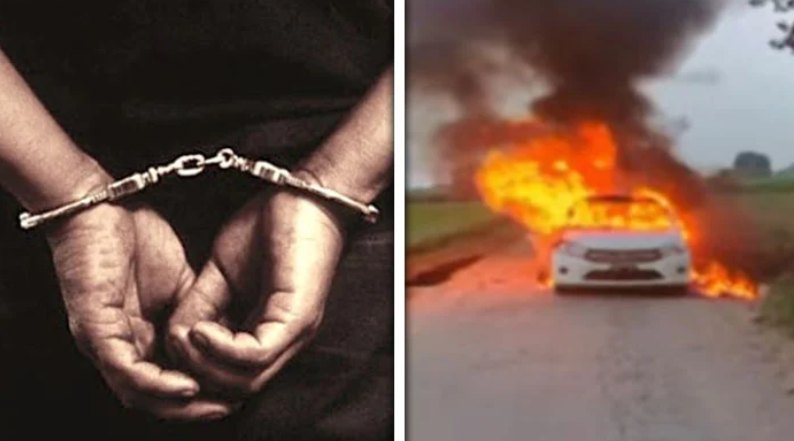 Key suspect involved in the murder of three people and burning their bodies in Hafizabad arrested