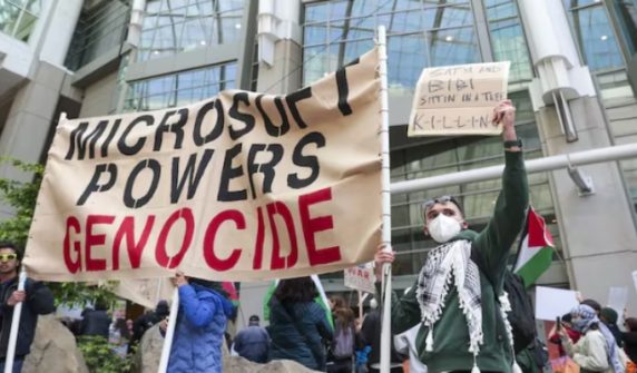 Microsoft employees arrested for protesting against doing business with Israel