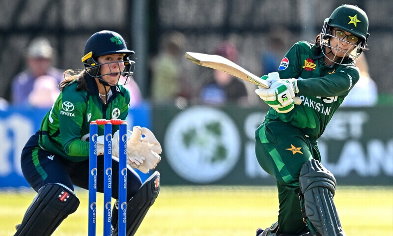 Muniba's brilliant century helps Pakistan defeat Ireland by 8 wickets in the third T20